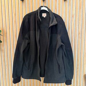 J. Crew Black & Grey Fleece Jacket